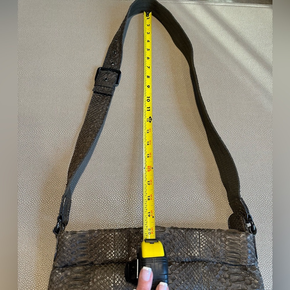 Genuine Python Crossbody By Byron Ny - image 8